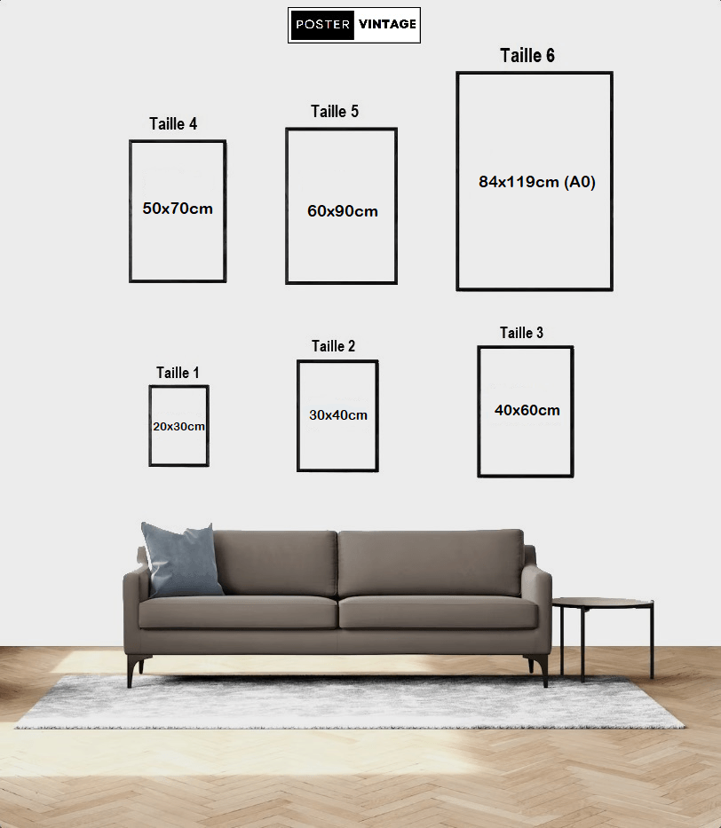 Affiche Perrier "Voiliers Perrier" - Villemot - Haute Définition - papier mat 230gr/m² - Poster Vintage