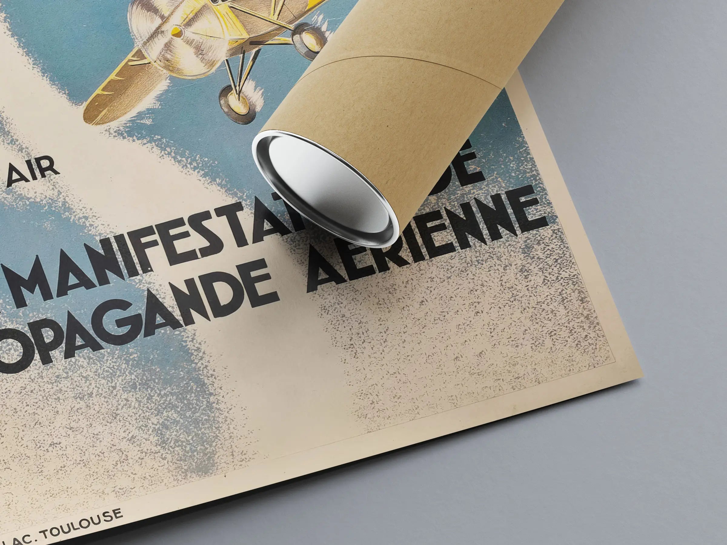 Vintage-Luftfahrtplakat „Great Air Propaganda Demonstration“ – High Definition – 230 g/m² mattes Papier