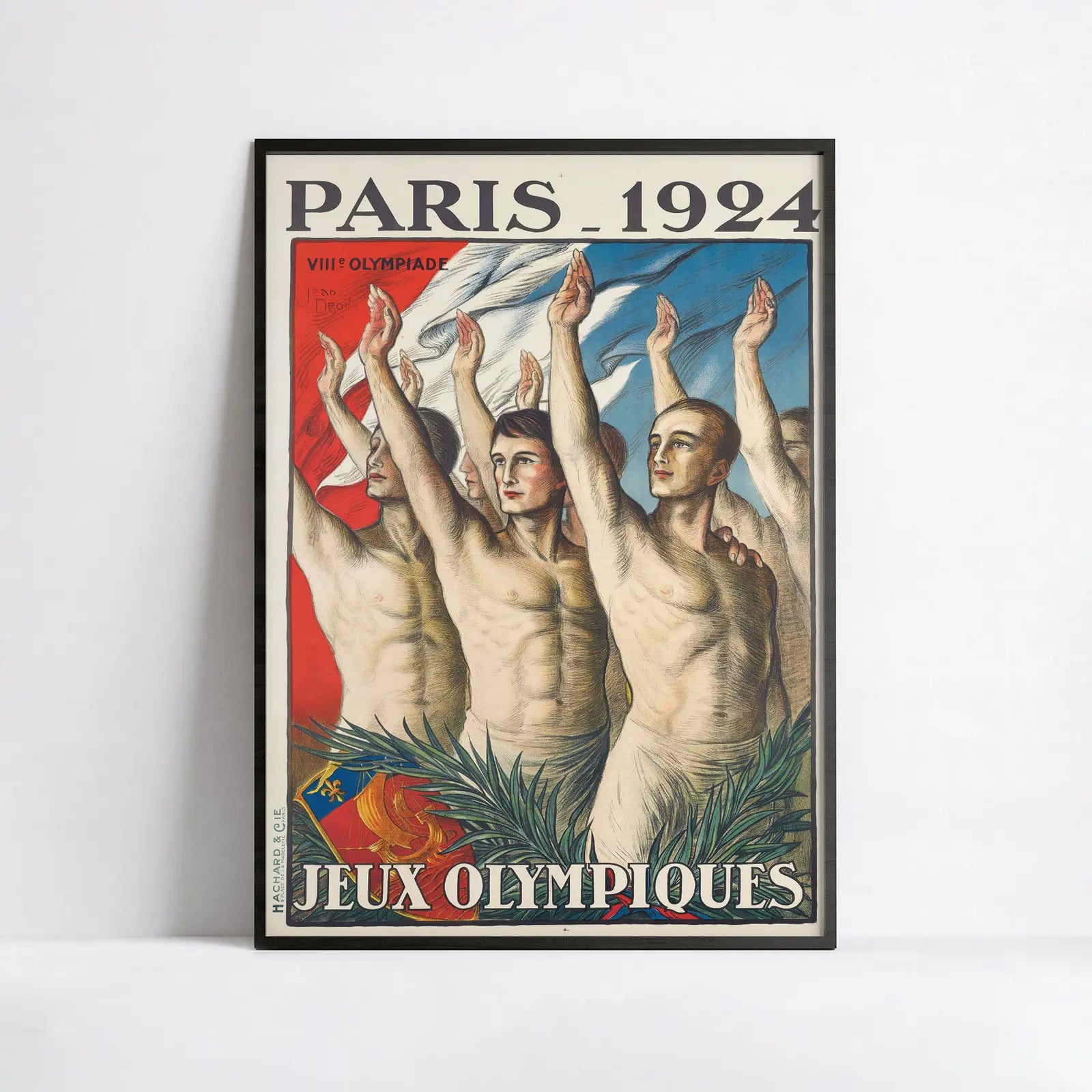 Vintage-Plakat der Olympischen Spiele „Paris 1924“ – Jean Droit – High Definition – mattes Papier 230 g/m²