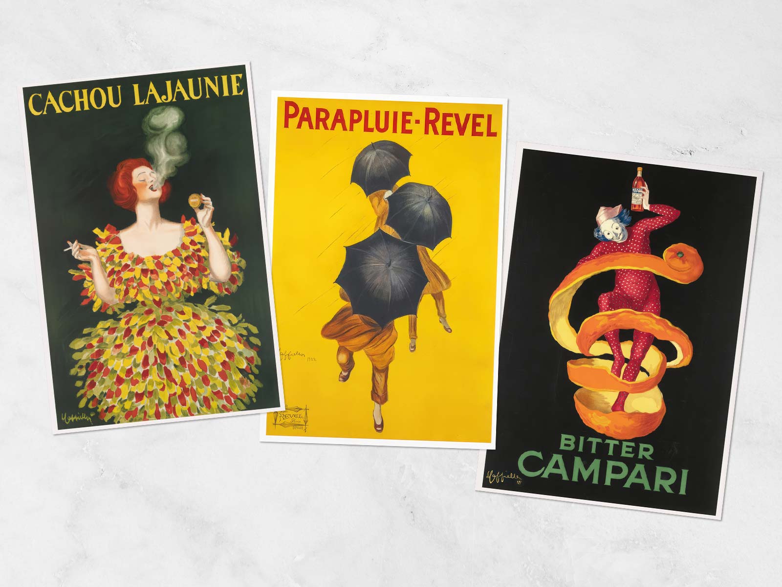 Lot 3 affiches vintage "Florilège de Cappiello" (-20% au panier)