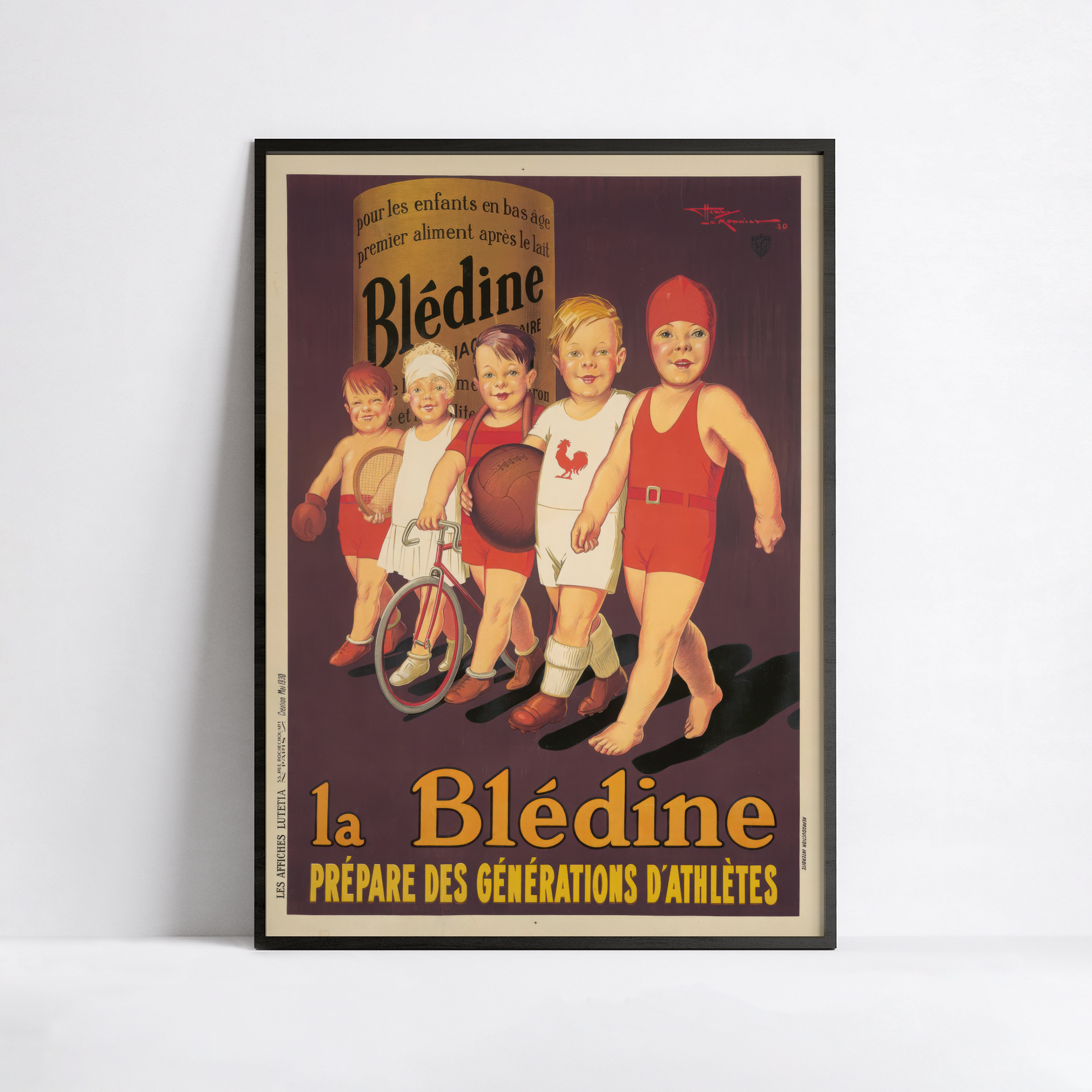 Vintage-Bergplakat „Grindelwald“ – Hans G. Jegerlehner – High Definition – mattes Papier 230 g/m²