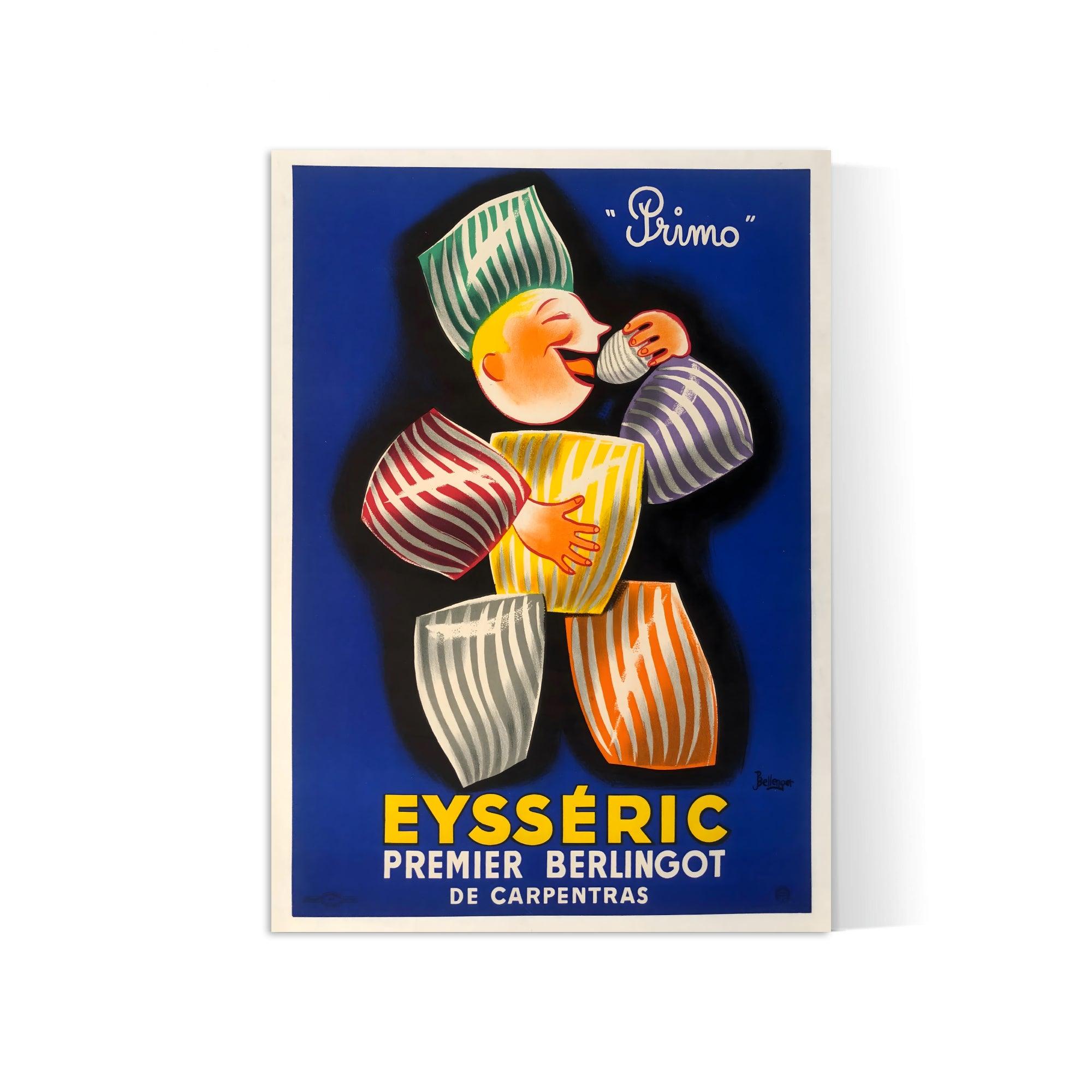 Affiche cuisine vintage "Berlingots Eysséric" -Pierre Bellenger - Haute Définition - papier mat 230gr/m² - Poster Vintage