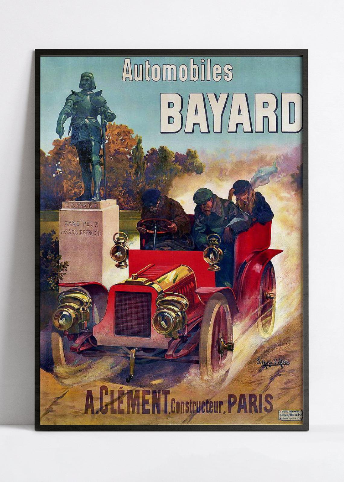 Affiche publicitaire vintage "Bayard" - Hugo d'Alesi - Haute Définition - papier mat 230gr/m² - Poster Vintage