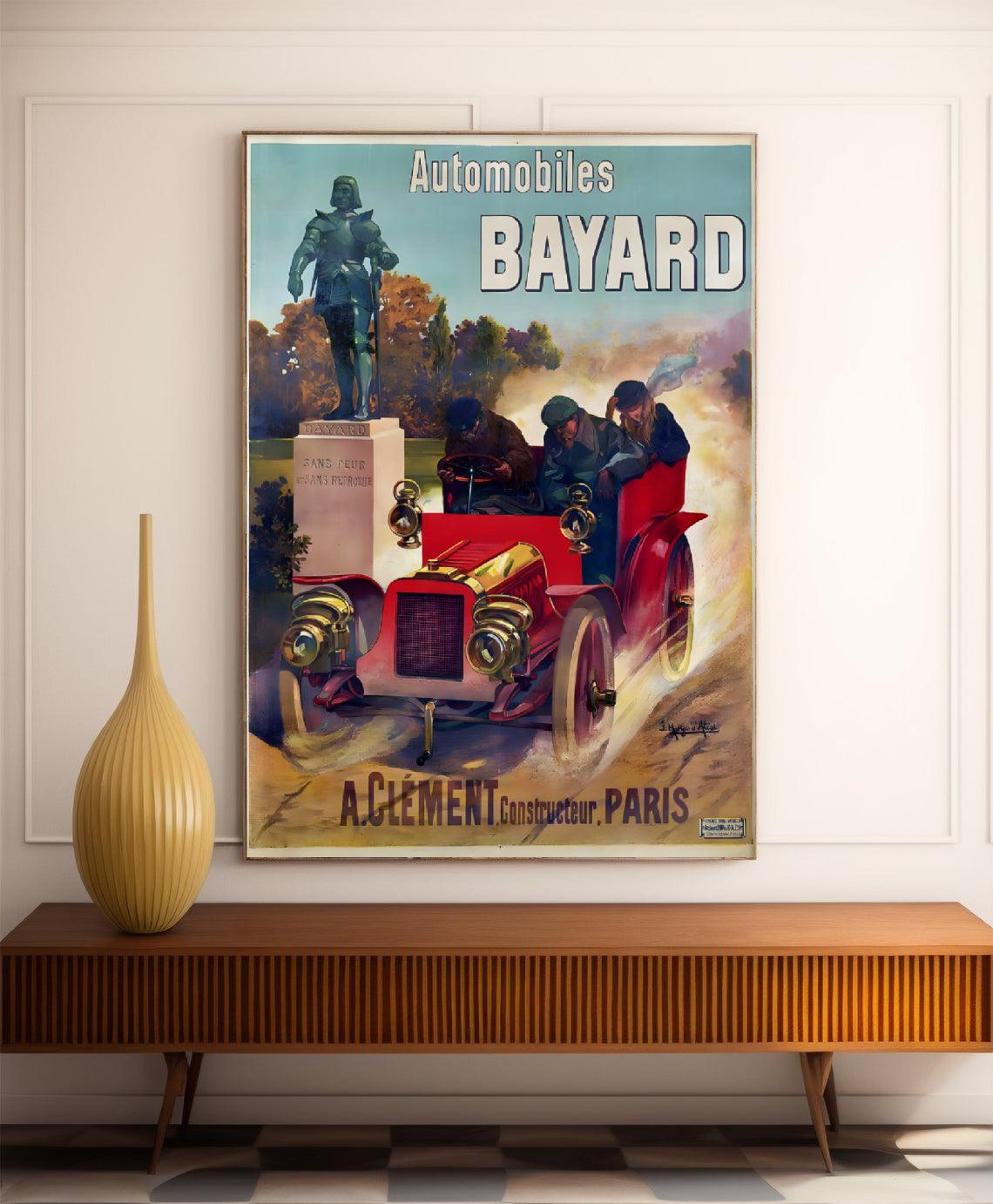 Affiche publicitaire vintage "Bayard" - Hugo d'Alesi - Haute Définition - papier mat 230gr/m² - Poster Vintage