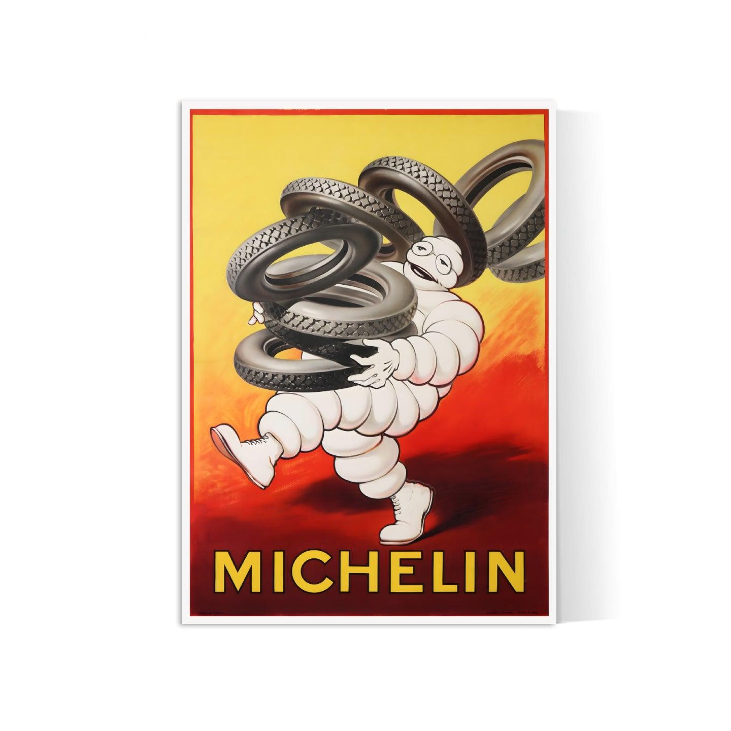 Affiche publicitaire vintage " Michelin" - O'Galop - Haute Définition - papier mat 230gr/m² - Poster Vintage