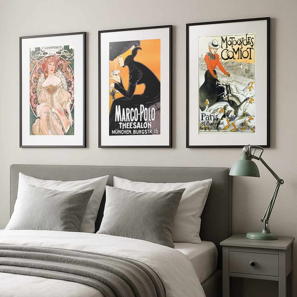 Lot 3 affiches Vintage "Femmes du beau monde" (-20% au panier)