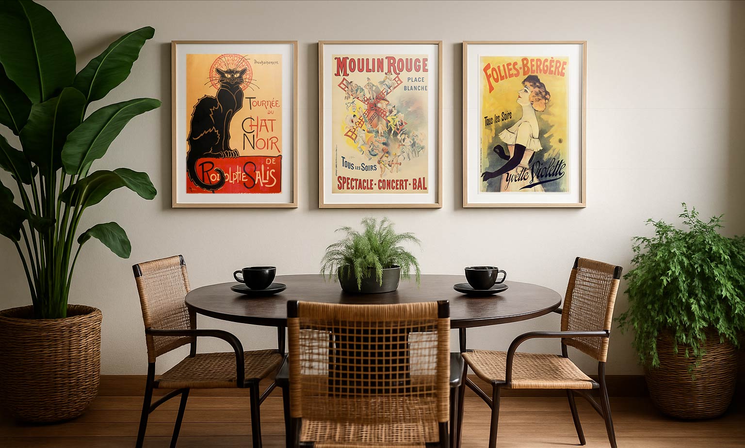 Lot 3 affiches Vintage "l'âme de Paris" (-20% au panier)
